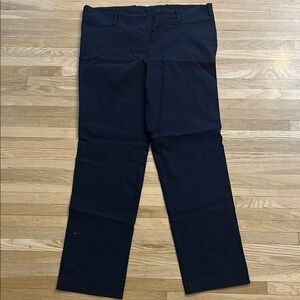 Lane Bryant Black Chinos with Smooth Formal Fabric